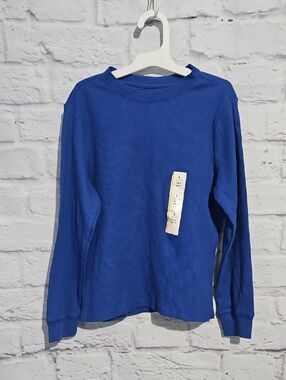 Cat & Jack Royal Blue Long-Sleeve Thermal Tee